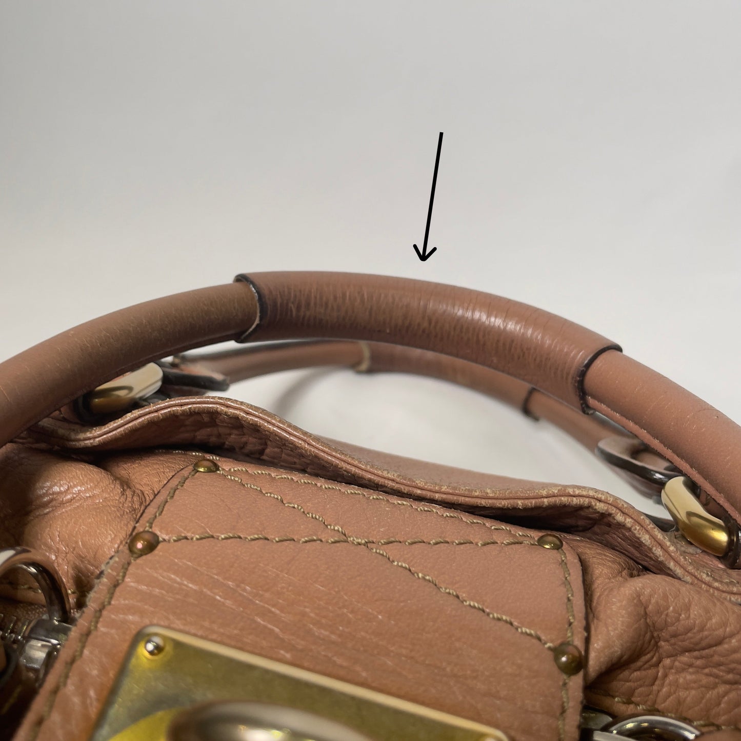 🔥 Pre-owned CHLOÉ 2009 dusty rose paddington medium 🔥