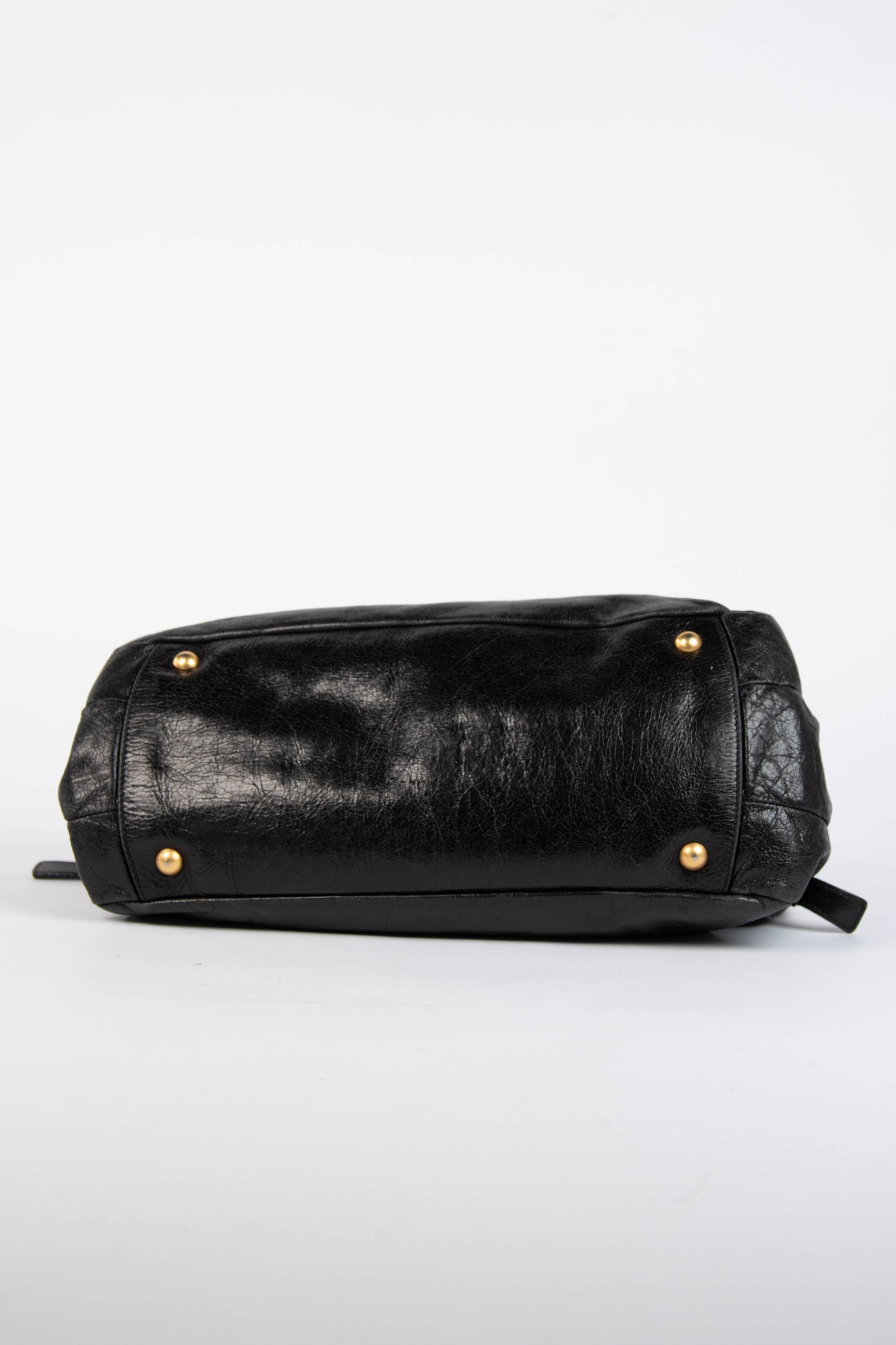 🔥 Pre-owned 2000s Miu Miu Black Leather Shoulder Bag 🔥