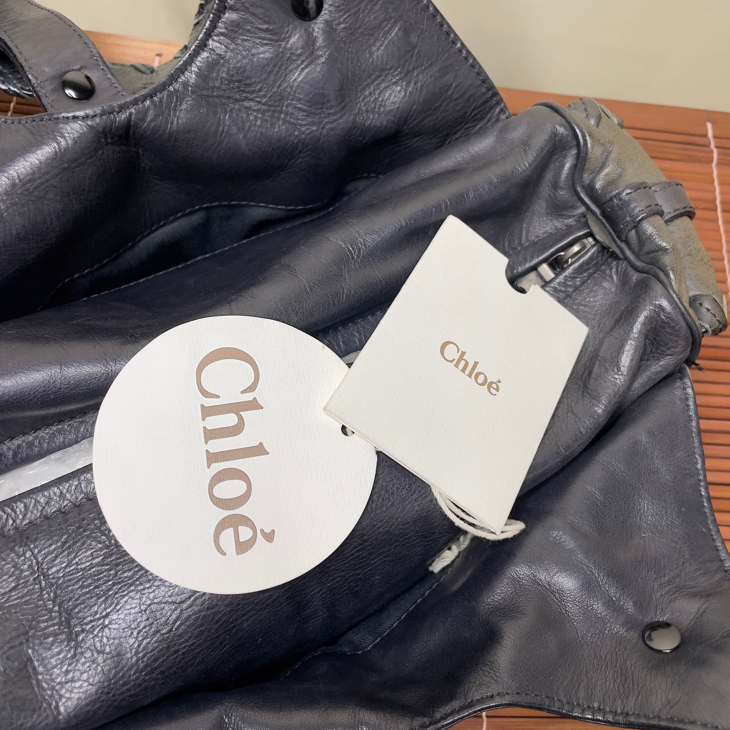 🔥 Pre-owned CHLOÉ oil slick silverado bag 🔥